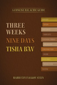 Picture of Three Weeks Nine Days Tisha B'Av A Concise Halacha Guide [Paperback]